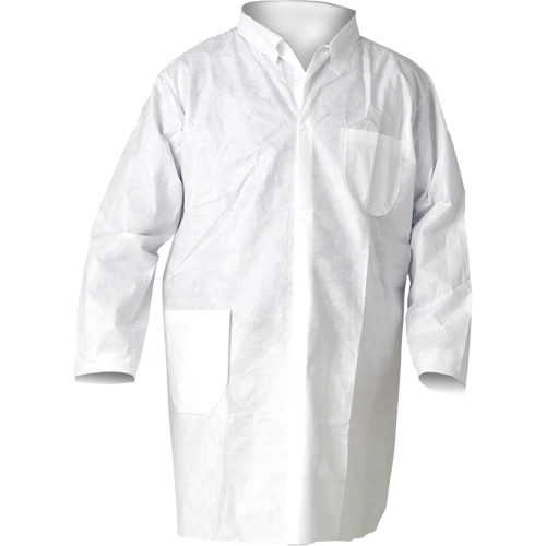 KleenGuard A20 Lab Coats, SMS, White, Medium CSL Industriel Inc.