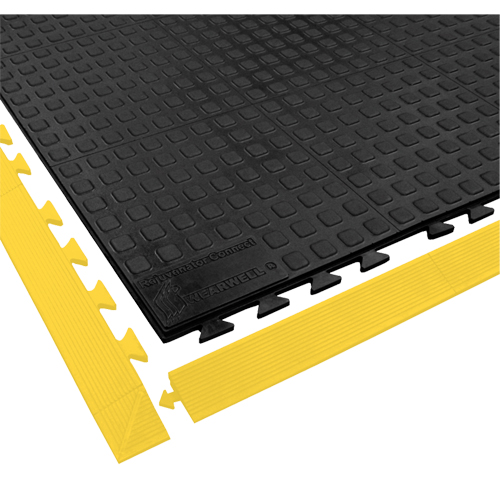 Rejuvenator Connect No. 502 Matting, Polyurethane, 3' W x 3' L, 5/8" Thick, Black CSL Industriel Inc.