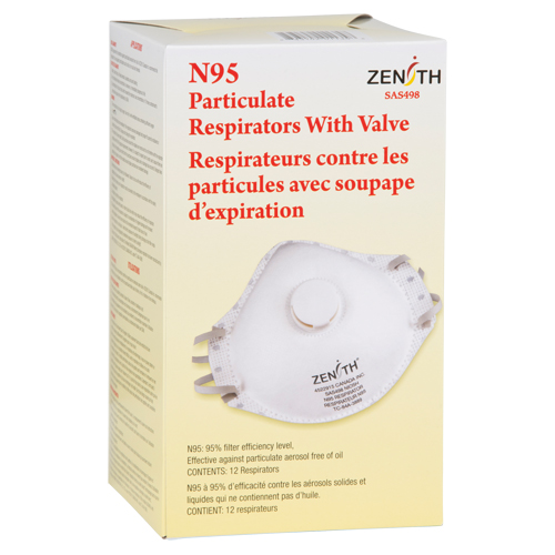 Respirateur contre les particules, N95, Certifi&eacute; NIOSH, Moyen/grand CSL Industriel Inc.