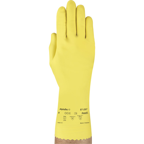 Gants Versatouch 297, Taille Moyen/8, 12" lo, Latex de caoutchouc, Doublure en Ouat&eacute;e, 20 mils CSL Industriel Inc.