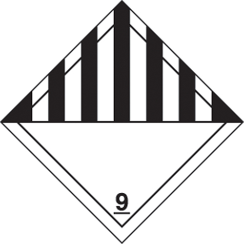 TDG Shipping Labels, Class 9, Miscellaneous Dangerous Goods, Paper CSL Industriel Inc.