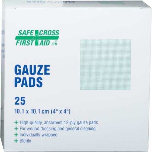 Gauze , Pad, 4" L x 4" W, Sterile, Medical Device Class 1 CSL Industriel Inc.