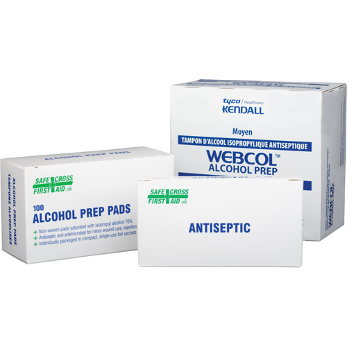 Alcohol Swabs, Towelette, Antiseptic CSL Industriel Inc.