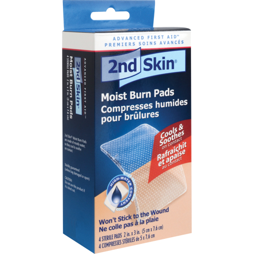 2nd Skin&reg; Moist Burn Pads, 2" x 3", Class 2 CSL Industriel Inc.