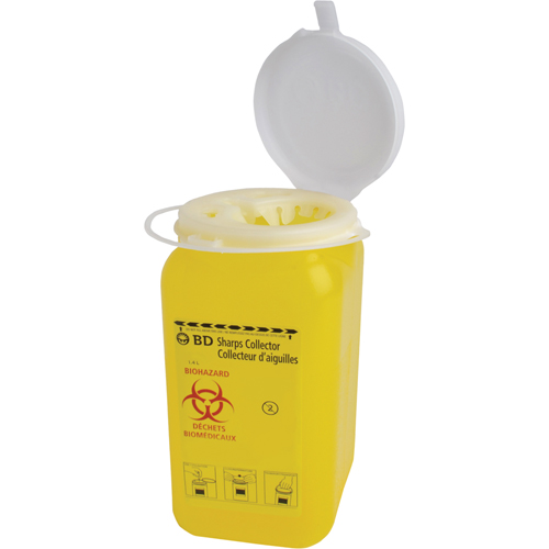 Boîtes pour objets pointus & tranchants BD, Capacit&eacute; de 1,4 L  CSL Industriel Inc.