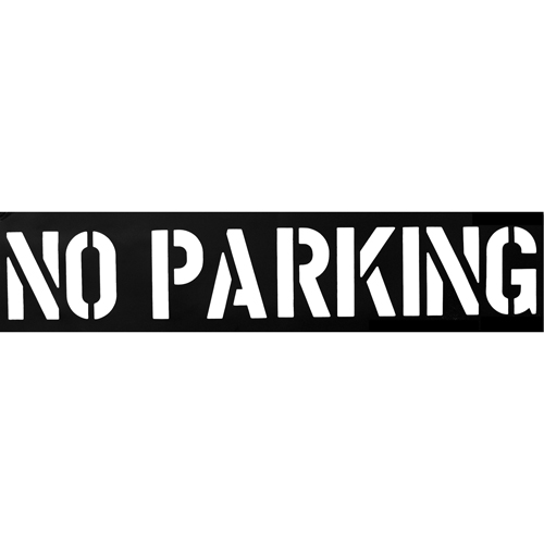 Pochoirs pour parc de stationnement, Anglais, 12" CSL Industriel Inc.
