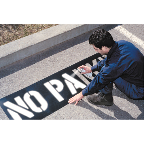 Pochoirs pour parc de stationnement, Anglais, 12" CSL Industriel Inc.