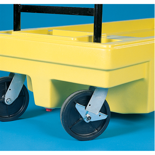 Chariots Poly-Spillcart, 66,5" lo x 29" la x 43,9" h, Cap. de d&eacute;versement 57 gal. US CSL Industriel Inc.