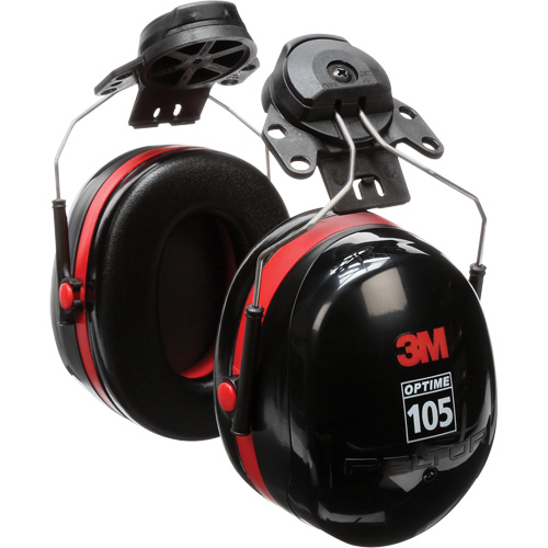 Peltor Optime 105 Series Earmuffs, Cap Mount, 27 NRR dB CSL Industriel Inc.