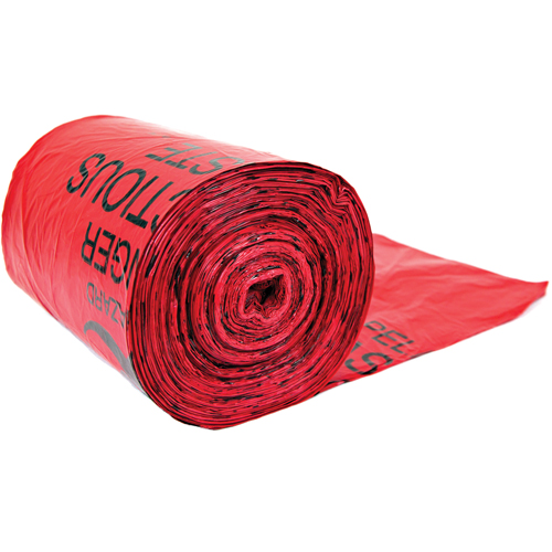 Sacs pour d&eacute;chets dangereux, Biorisque, 24" lo x 33" la, Capacit&eacute; de 56.8 L (15 gal.) CSL Industriel Inc.