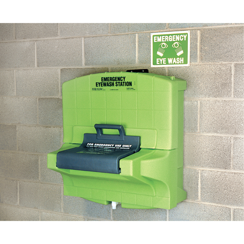Poste de douche oculaire Fendall Pure Flow 1000, Aliment&eacute; par gravit&eacute;, Capacit&eacute; 7 gal., Conformit&eacute; ANSI Z358.1 CSL Industriel Inc.