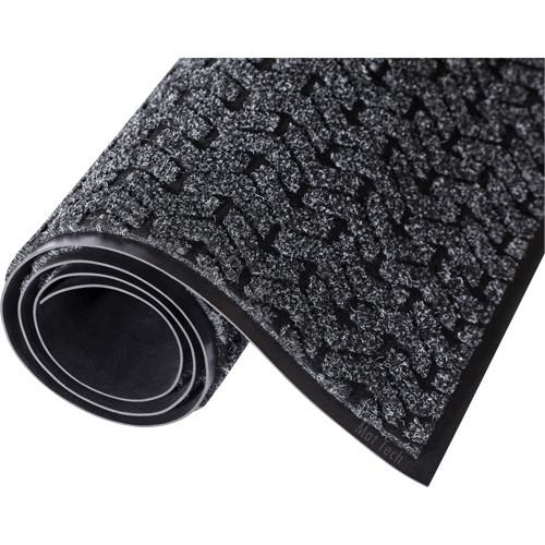 Tire-Track Entrance Mat, Wiper/Scraper, 4' x 6' x 3/8", Charcoal CSL Industriel Inc.