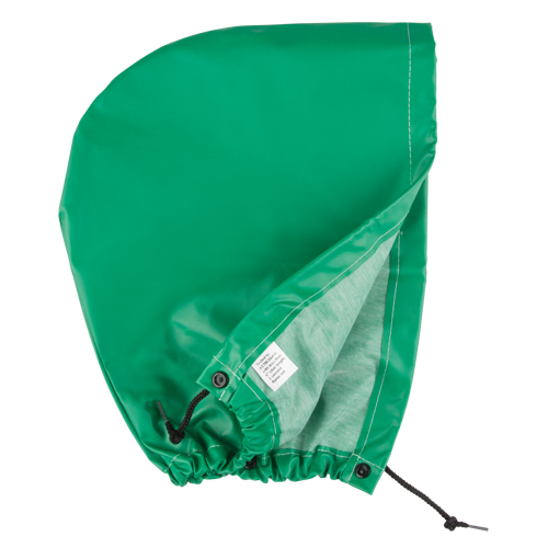 AcidBasicTM Chemical & Acid Resistant Rain Hood, One Size, Green, Polyester CSL Industriel Inc.