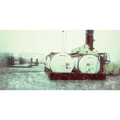 Berme pour r&eacute;servoir simple ISO, Capacit&eacute; 3590 gal., 24' la x 10' lo x 24" h, Support en L CSL Industriel Inc.