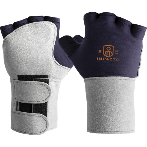 Gant antichocs avec support de poignet, Petit, Paume en Synth&eacute;tique, Poignet &agrave; enfiler CSL Industriel Inc.