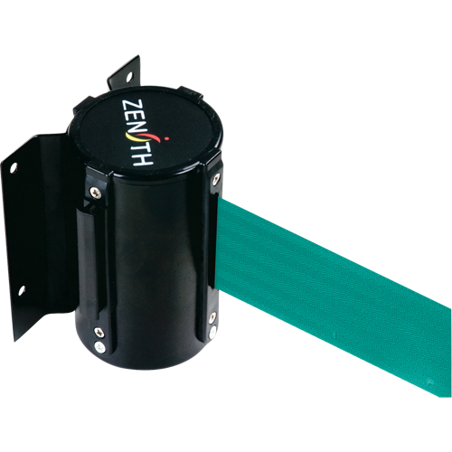 Wall Mount Barrier, Steel, Screw Mount, 7', Green Tape CSL Industriel Inc.