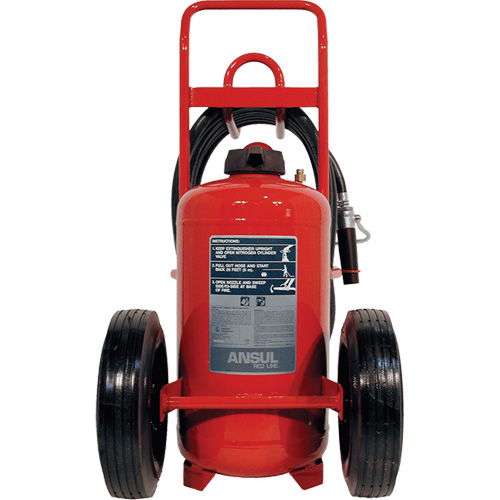 Extincteurs Red Line sur roues, BC, Capacit&eacute; 125 lb CSL Industriel Inc.