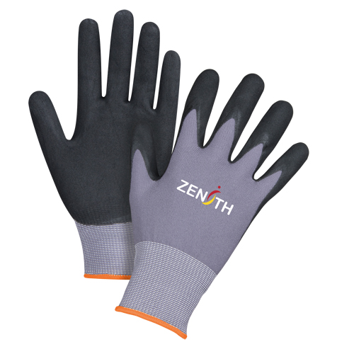 ZX-1 Premium Touchscreen Compatible Gloves, 7/Small, Nitrile/Foam Nitrile Coating, 15 Gauge, Nylon Shell CSL Industriel Inc.