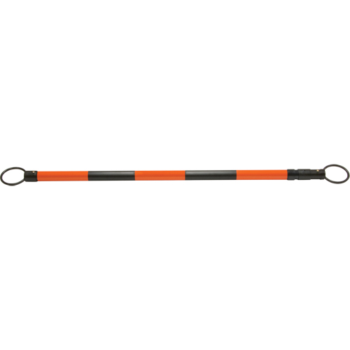 Retractable Cone Bar, 7' 5" Extended Length, Black/Orange CSL Industriel Inc.