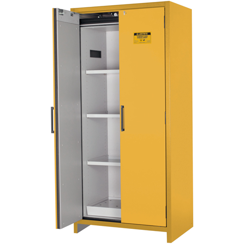 Armoire d'entreposage 90 minutes s&eacute;curitaire et conforme &agrave; la norme EN, 30 gal., 2 Porte(s), 35,16" La x 76,89" h x 24,21" p CSL Industriel Inc.