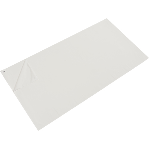 Tapis pelables de rechange pour salle blanche, &eacute;paisseur 1,57 mils, 2' la, 3-3/4' lo x Blanc CSL Industriel Inc.