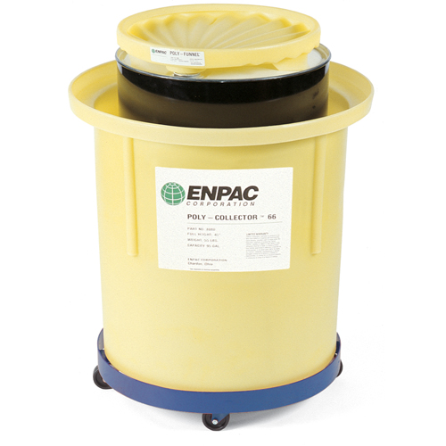 Poly-Collector 66 avec baril en acier, 32,5" dia. x 42" h, Cap. de d&eacute;versement 70 gal. US CSL Industriel Inc.