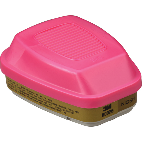6000 Series Respirator Cartridges, Gas/Vapour Cartridge, Multi-Gas/Vapour/P100 CSL Industriel Inc.