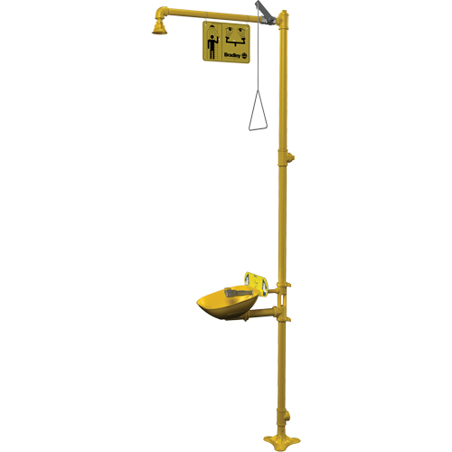 Halo Combination Emergency Shower & Eyewash Station CSL Industriel Inc.