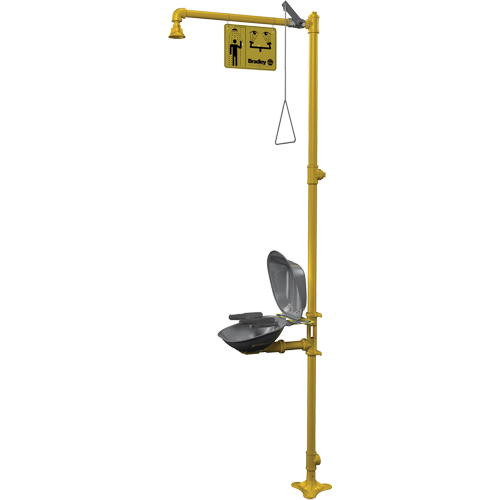 Halo Combination Emergency Shower & Eyewash Station CSL Industriel Inc.