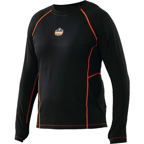 Long Sleeve Thermal Shirts, Men's, Medium, Black CSL Industriel Inc.