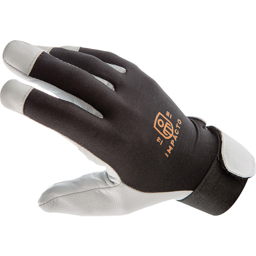 Gants antivibrations Air Glove, Taille Moyen, Paume Cuir perl&eacute; CSL Industriel Inc.