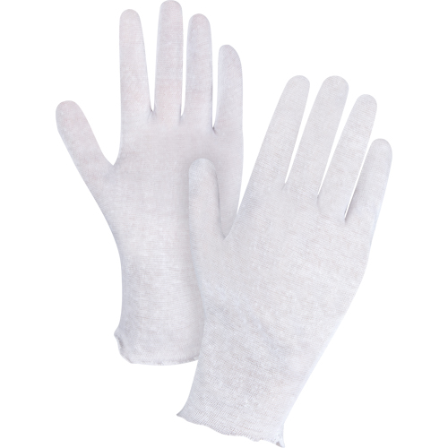 Lightweight Inspection Gloves, Poly/Cotton, Unhemmed Cuff, Ladies CSL Industriel Inc.