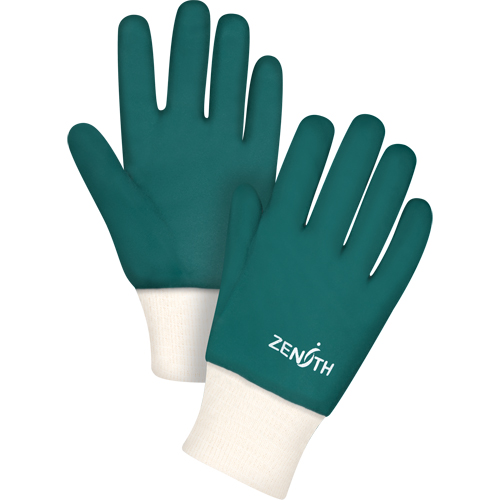 Double Dipped Green Gloves, 10" L, PVC, Cotton Jersey Inner Lining, 70-mil CSL Industriel Inc.