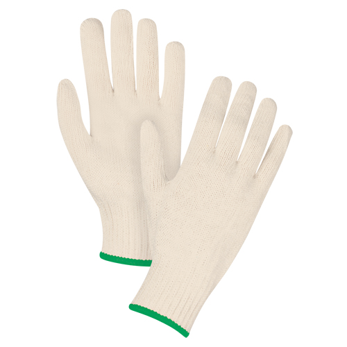 Gants en tricot de poids lourd, Poly/coton, Calibre 7, Moyen CSL Industriel Inc.