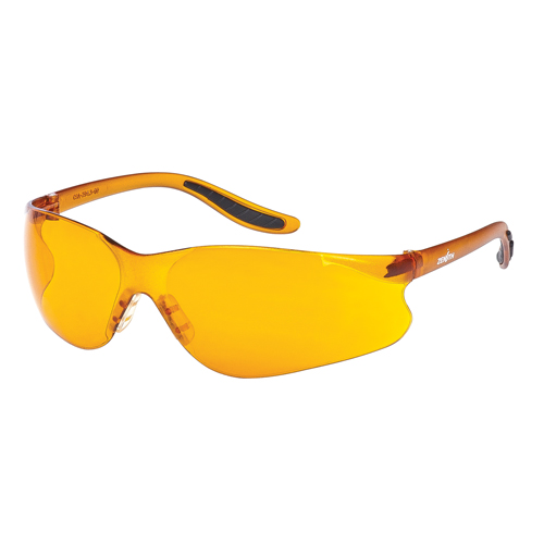Z500 Series Safety Glasses, Orange Lens, Anti-Scratch, ANSI Z87+/Meets/Exceeds CSA Z94.3 CSL Industriel Inc.