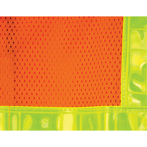 5-Point Tear-Away Traffic Safety Vest, High Visibility Orange, 2X-Large, Polyester CSL Industriel Inc.