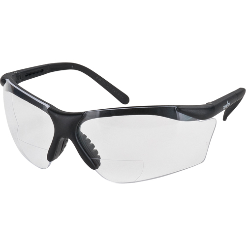 Lunettes de s&eacute;curit&eacute; s&eacute;rie Z1800 avec verres de lecture, Anti-&eacute;gratignures, Transparent, Dioptrie 2,0 CSL Industriel Inc.