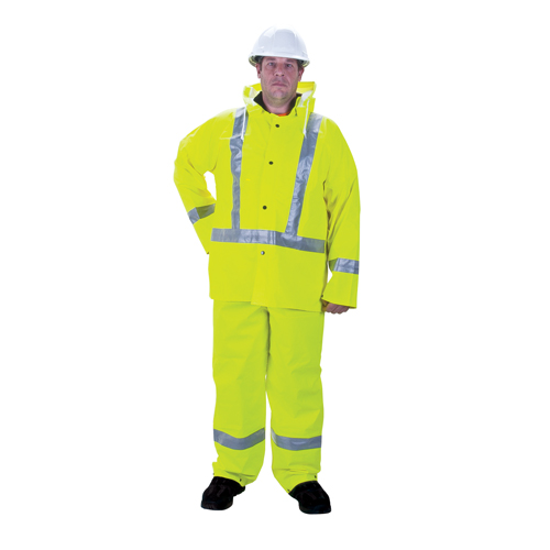 Imperm&eacute;able pour la circulation de premi&egrave;re qualit&eacute; RZ900, Polyester, Petit, Jaune lime haute visibilit&eacute; CSL Industriel Inc.