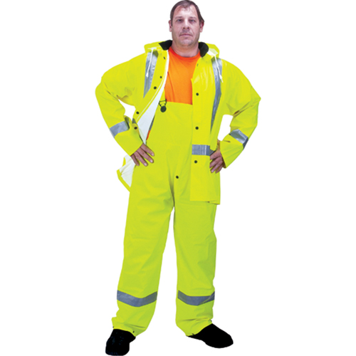 Imperm&eacute;able pour la circulation de premi&egrave;re qualit&eacute; RZ900, Polyester, Petit, Jaune lime haute visibilit&eacute; CSL Industriel Inc.