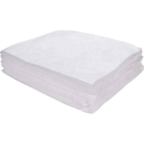 Premium Meltblown Sorbent Pads, Oil Only, 15" x 17", 8 gal. Absorbancy CSL Industriel Inc.
