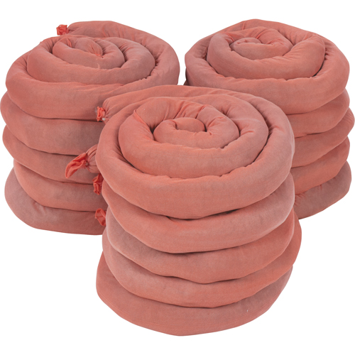 Sorbents Socks, Hazmat, 50 gal. Absorbancy, 3" W x 8' L, Pack of 15 CSL Industriel Inc.