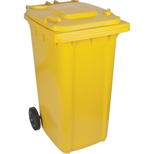 Contenant jaune mobile, Polyur&eacute;thane, 63 gallons/63 gal. US CSL Industriel Inc.