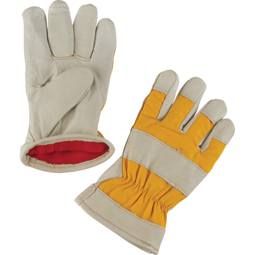 Gants de travail doubl&eacute;s pour l'hiver de premi&egrave;re qualit&eacute;, 2T-Grand, Paume en Cuir fleur de porc, Doublure en Molleton de mousse CSL Industriel Inc.