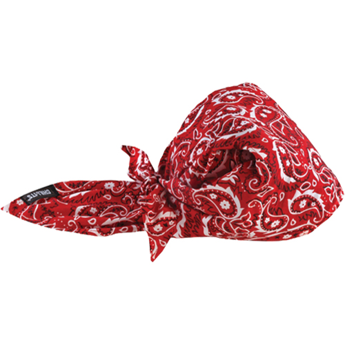 Bandeaux en triangle 6710CT de refroidissement en tissu de serviette Chill-Its, Rouge CSL Industriel Inc.