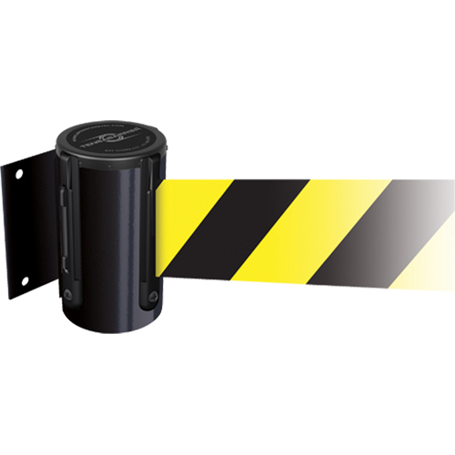Tensabarrier&reg; Wall Mounted Units, Plastic, Screw Mount, 13', Yellow Tape CSL Industriel Inc.