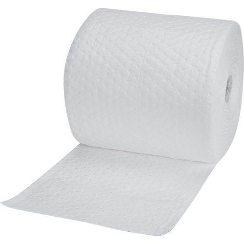 Industrial-Grade Fine Fibre Sorbent Rolls, Heavyweight, 150' L x 15" W, 35 Gal. Absorbancy CSL Industriel Inc.