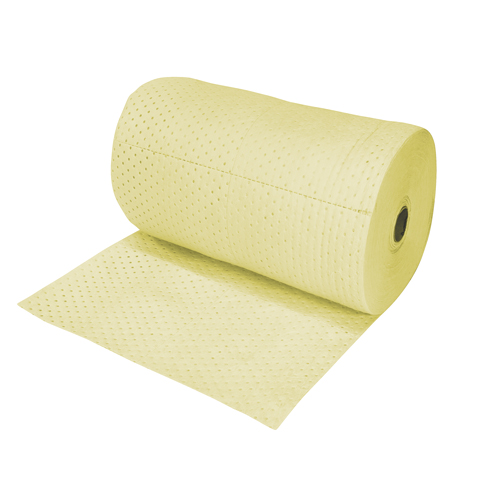 Rouleaux absorbants en fibres fines de calibre industriel, Poids moyen, 150' lo x 30" la, Absorption 50 gal. CSL Industriel Inc.