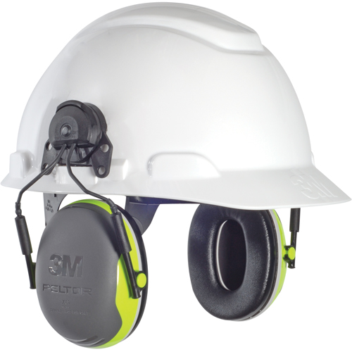 Peltor X Series Earmuffs, Cap Mount, 25 NRR dB CSL Industriel Inc.