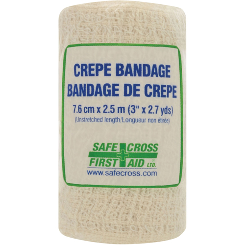 Bandage de cr&ecirc;pe en rouleau, 97-1/5" lo x 3" la, Classe 1 CSL Industriel Inc.