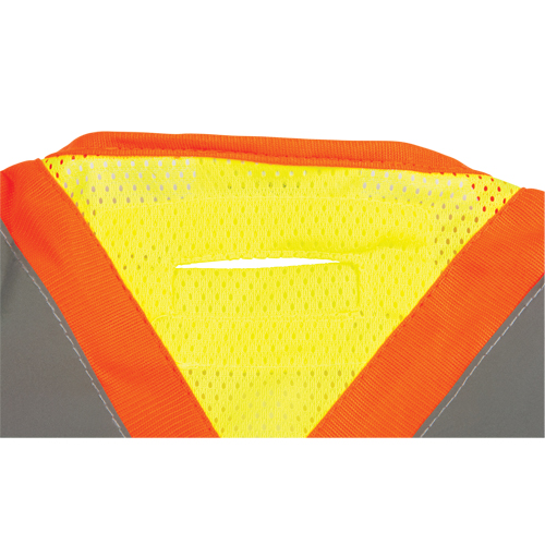 Veste d'arpenteur haute visibilit&eacute;, conforme &agrave; la CSA, Jaune lime haute visibilit&eacute;, 2T-Grand, Polyester CSL Industriel Inc.